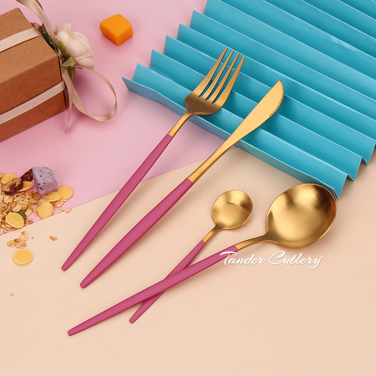 TD-42263 Beacon cutlery set with candy color