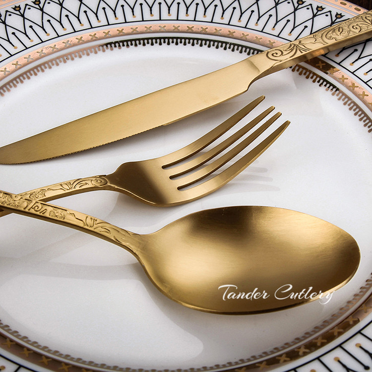 TD-24312 Themisto cutlery set-matt